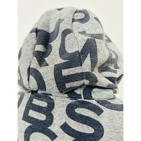 Little Marc Jacobs Kids Size 6 Grey Print Zip-up Hoodie - Picture 8 of 10